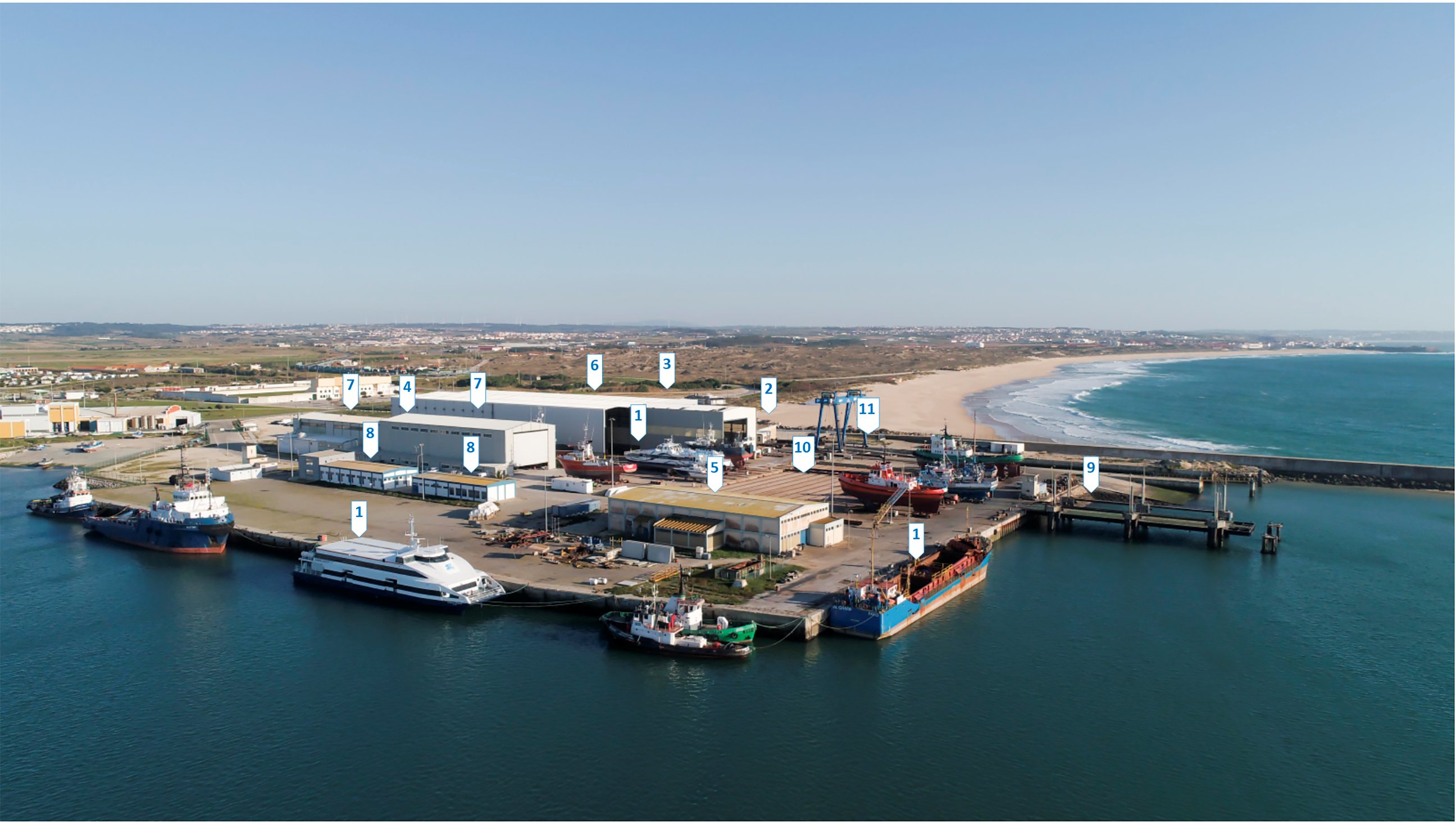 Imagem Instala&ccedil;&otilde;es Estaleiros Navais de Peniche
