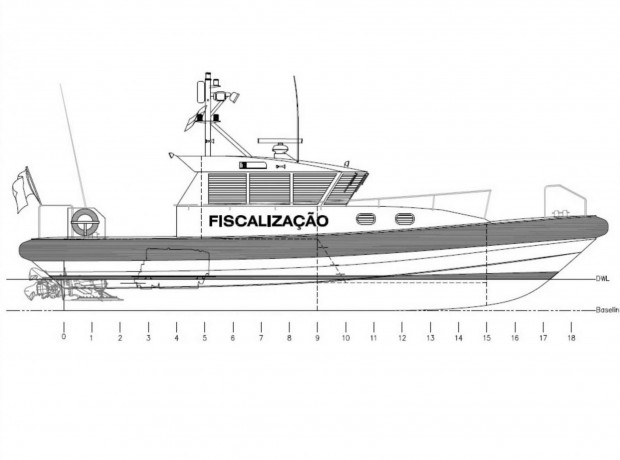 LANCHA DE FISCALIZAÇÃO 16.50M